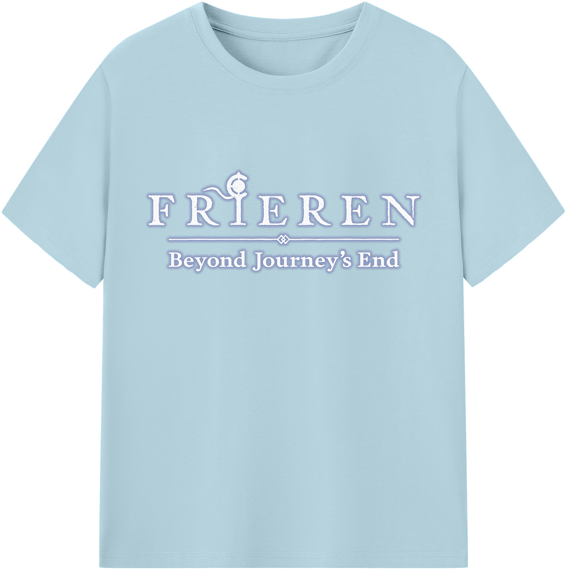 （画像用） 葬送のフリーレン Frieren 綿100％半袖Tシャツ（フロントプリント）